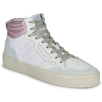 TREVO  women's Shoes (High-top Trainers) in White