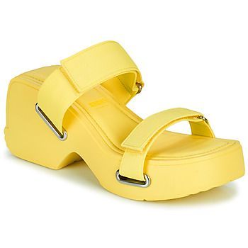 Upp-date  women's Mules / Casual Shoes in Yellow