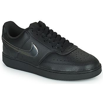 WMNS NIKE COURT VISION LOW  women's Shoes (Trainers) in Black
