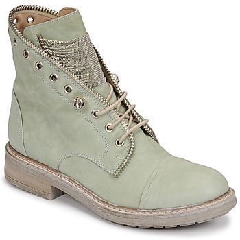 women's Mid Boots in Green