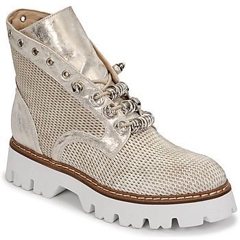 women's Mid Boots in Gold