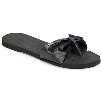YOU ST TROPEZ LUSH  women's Flip flops / Sandals (Shoes) in Black