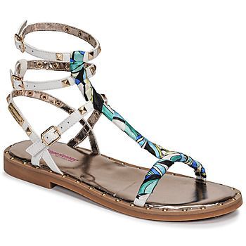 CALIX  women's Sandals in White. Sizes available:6.5