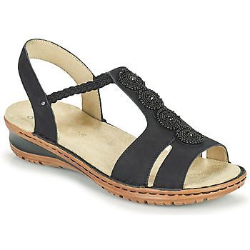 HAWAII  women's Sandals in Black. Sizes available:3,5