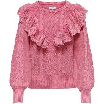 Pink Women's Knitwear  women's Sweater in Multicolour