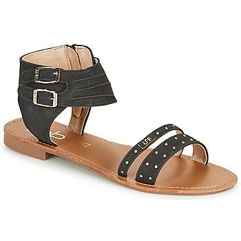 BELIZE  women's Sandals in Black. Sizes available:3.5,4,5,5.5,6.5,7.5