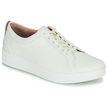 Rally Tennis Sneaker - Canvas  women's Shoes (Trainers) in White
