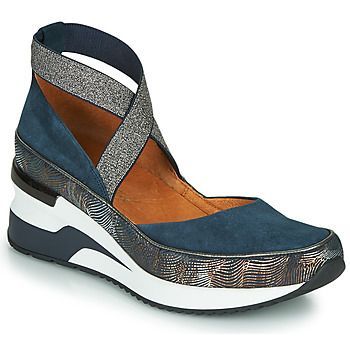 VOLOU  women's Shoes (High-top Trainers) in Blue