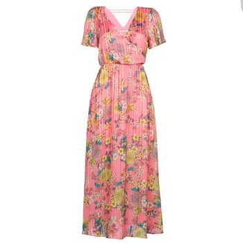 LEJARDIN R1  women's Long Dress in Pink. Sizes available:UK 8,UK 10