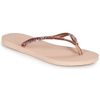 SLIM GLITTER II  women's Flip flops / Sandals (Shoes) in Pink