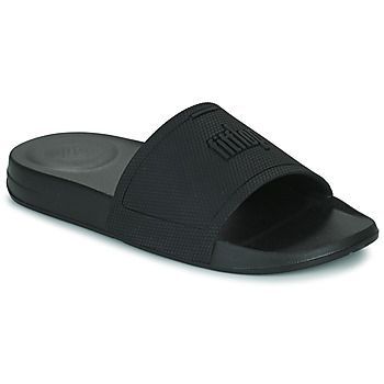 Iqushion Pool Slide Tonal Rubber  women's Mules / Casual Shoes in Black
