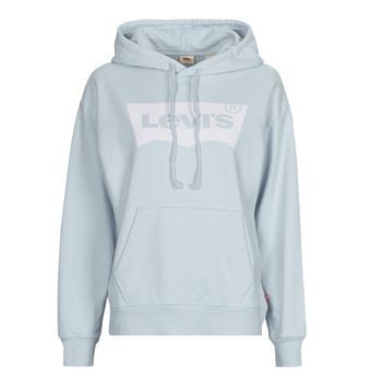 Levis  GRAPHIC STANDARD HOODIE  women's Sweatshirt in Blue