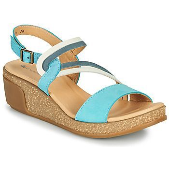 LEAVES  women's Sandals in Blue. Sizes available:3,5,6,7,8