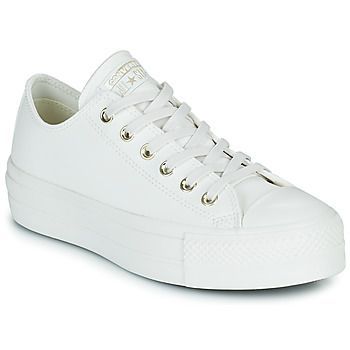 Chuck Taylor All Star Lift Mono White Ox  women's Shoes (Trainers) in White