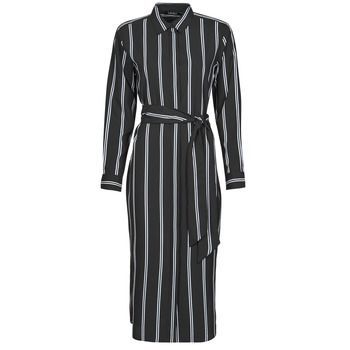 RYNETTA-LONG SLEEVE-CASUAL DRESS  women's Long Dress in Black