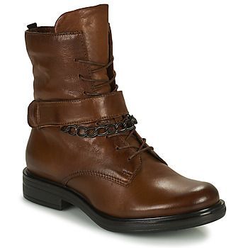 Makepi  women's Mid Boots in Brown