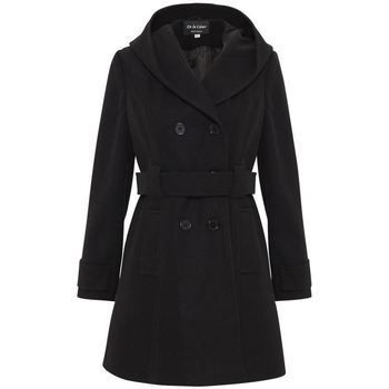 Winter Hooded Coat  women's Coat in Black