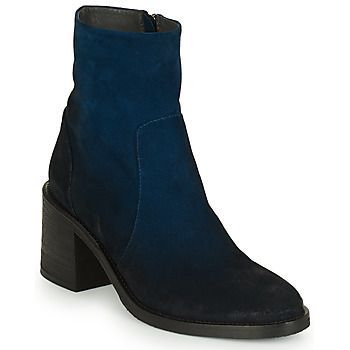 women's Low Ankle Boots in Marine