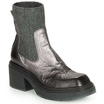 women's Low Ankle Boots in Silver