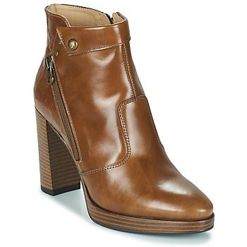 COCCO  women's Low Ankle Boots in Brown