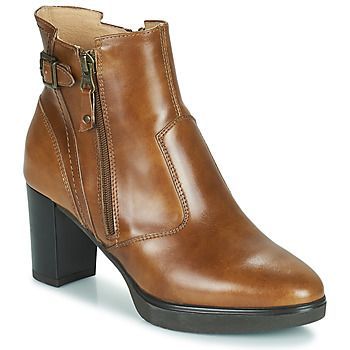 LESINA  women's Low Ankle Boots in Brown