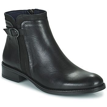 TIERRA  women's Low Ankle Boots in Black