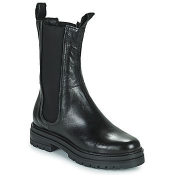 DOBLE CHELS  women's Mid Boots in Black