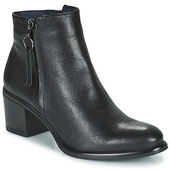 LEXI  women's Low Ankle Boots in Black