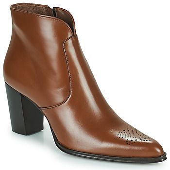 RAINCHEVAL  women's Low Ankle Boots in Brown