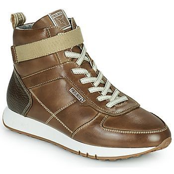 BARCELONA  women's Shoes (High-top Trainers) in Brown