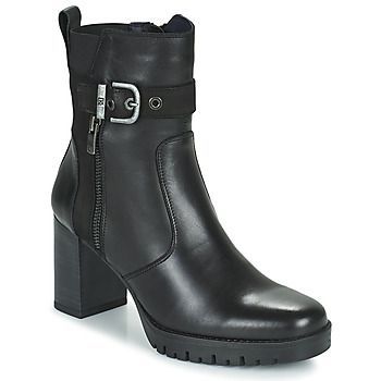 EVIE  women's Low Ankle Boots in Black