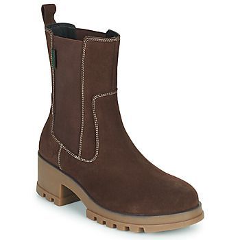 KICK HAPPY  women's Low Ankle Boots in Brown