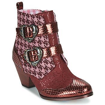 TOO HEARTS  women's Mid Boots in Bordeaux