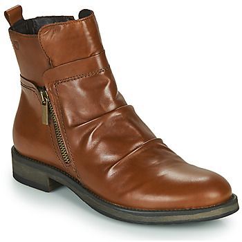 NERMITE  women's Mid Boots in Brown