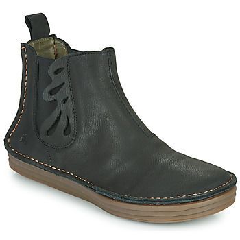 PLEASENT  women's Low Ankle Boots in Black