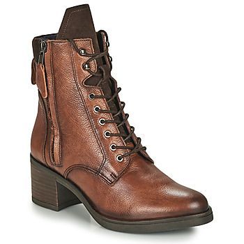 ROX  women's Low Ankle Boots in Brown
