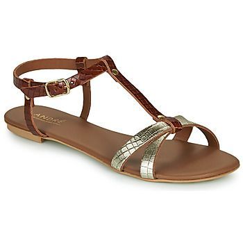 RODHIE  women's Sandals in Brown. Sizes available:6.5
