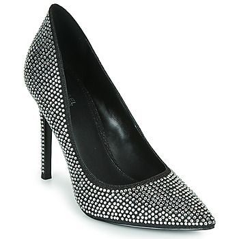 KEKE  women's Court Shoes in Black. Sizes available:6.5,7.5