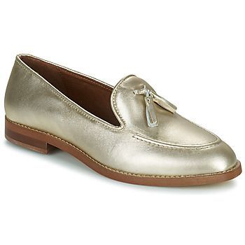 EVANA  women's Loafers / Casual Shoes in Gold
