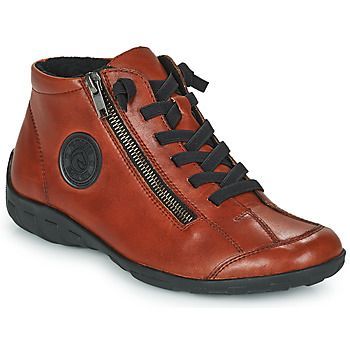 R3491  women's Shoes (High-top Trainers) in Red