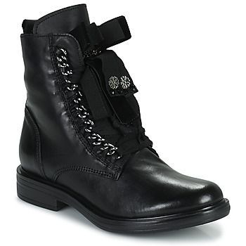 CAFE NODE  women's Mid Boots in Black