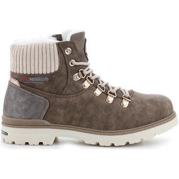 Hermine  women's Shoes (High-top Trainers) in Brown