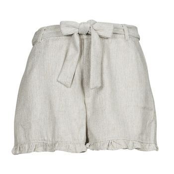 MADULISE  women's Shorts in Beige