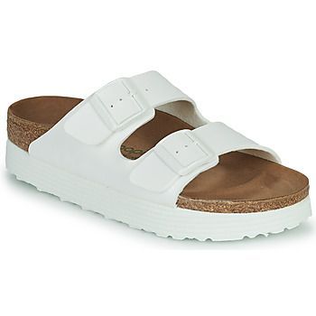 ARIZONA GROOVED  women's Mules / Casual Shoes in White. Sizes available:3,4,5,6,7,8