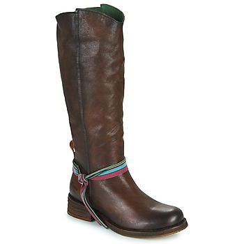 D180  women's High Boots in Brown