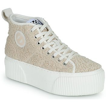 IRON MID SIDE  women's Shoes (High-top Trainers) in Beige