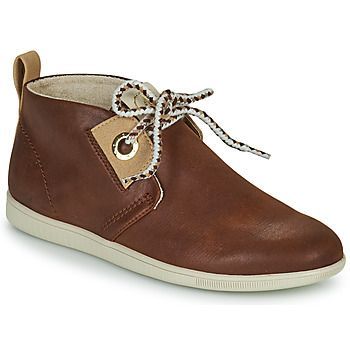 STONE MID CUT  women's Shoes (High-top Trainers) in Brown