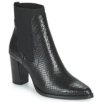 5912-MY-00-ANACONDA  women's Low Ankle Boots in Black