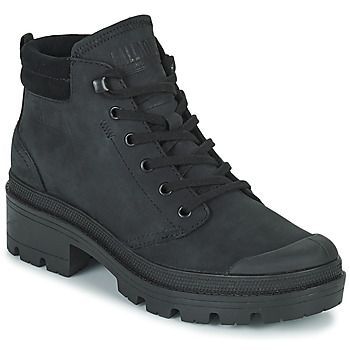 PALLABASE LO CUFF  women's Shoes (High-top Trainers) in Black