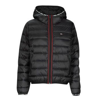 TJW QUILTED TAPE HOODED JACKET  women's Jacket in Black